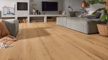 MEISTER Sol PVC clipsable - MeisterDesignDL 500S Vieux bois chêne naturel (400003-2052220-07114)