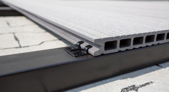 planeo terrace clip acier inoxydable env. 4mm joint - 100 pcs. incl. vis