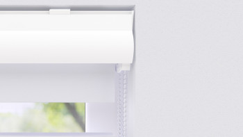 planeo Store à enroulement double 28mm VD Profilé de tête - Blanc