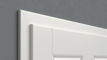 planeo Porte intérieure laquée Laque 2.0 - Folke 9010 Laque blanche