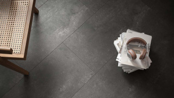 planeo Sol PVC clipsable - Rigid Cendres foncées de béton (DF-96601)