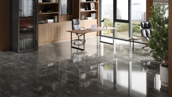 Stratifié planeo - Stone 2.0 Botticino Dark High gloss (FE00610)