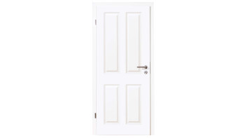 planeo Porte intérieure laquée Laque 2.0 - Gido 9016 Laque blanche
