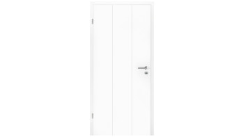 planeo Porte intérieure laquée Laque 2.0 - Ino 9010 Laque blanche
