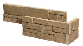 planeo StoneWall Solid briquette de pierre - Pierre calcaire du Jura