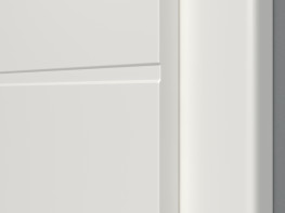 planeo Porte intérieure laquée Laque 2.0 - Jori 9016 Laque blanche