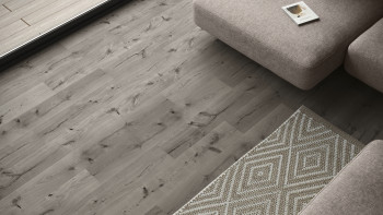 SKAVA rigide Sol PVC clipsable - Home Grey Oak | isolation phonique intégrée (LO-1090)