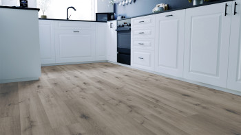 SKAVA rigide Sol PVC clipsable - Home Grey Oak | isolation phonique intégrée (LO-1090)