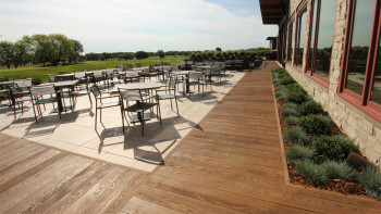 planeo Authoria PureBoard Plancher de terrasse massif - Copper Nature Oak 3.6m structuré