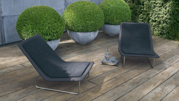 planeo Antica PureBoard Plancher de terrasse massif - Nature Oak 3.6m structuré