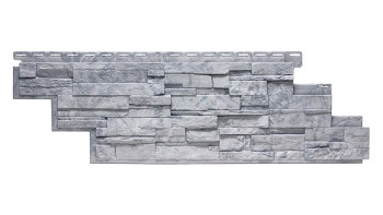 panneau de façade planeo aspect pierre - NoviStone Grigio 1054 x 334 mm