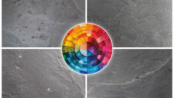 planeo EVOLITH Slate&Stone - Revêtement mural en pierre naturelle Noctis 1220 x 610 mm
