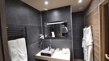 planeo EVOLITH Slate&Stone - Revêtement mural en pierre naturelle Noctis 1220 x 610 mm