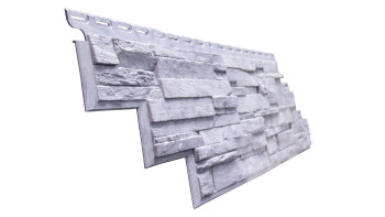 panneau de façade planeo aspect pierre - NoviStone Grigio 1054 x 334 mm