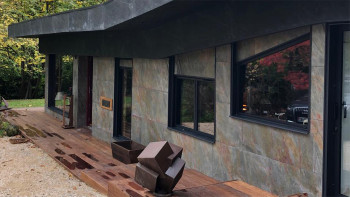 planeo EVOLITH Slate&Stone - Revêtement mural en pierre naturelle Oxide Wood 1220 x 610 mm