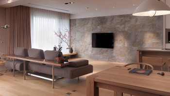 planeo EVOLITH Slate&Stone - Revêtement mural en pierre naturelle Oxide Wood 1220 x 610 mm