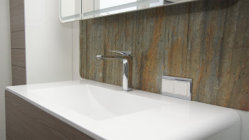 planeo EVOLITH Slate&Stone - Revêtement mural en pierre naturelle Oxide Wood 1220 x 610 mm