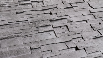 panneau de façade planeo aspect pierre - NoviStone Anthracite 1054 x 334 mm