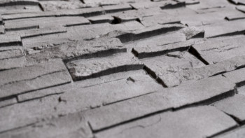 panneau de façade planeo aspect pierre - NoviStone Anthracite 1054 x 334 mm
