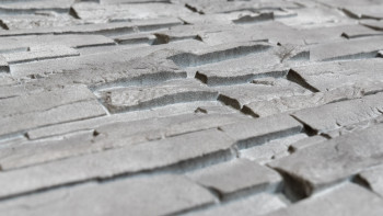 panneau de façade planeo aspect pierre - NoviStone Basalt 1054 x 334 mm