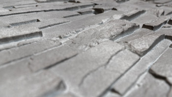 panneau de façade planeo aspect pierre - NoviStone Basalt 1054 x 334 mm