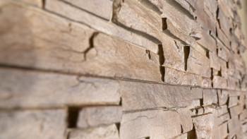 panneau de façade planeo aspect pierre - NoviStone Brownstone 1054 x 334 mm