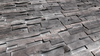 panneau de façade planeo aspect pierre - NoviStone Lava 1054 x 334 mm