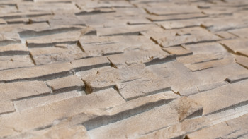 panneau de façade planeo aspect pierre - NoviStone Limestone 1054 x 334 mm