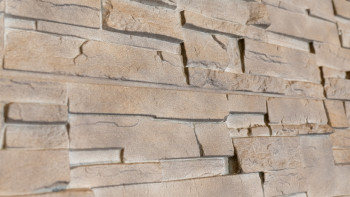 panneau de façade planeo aspect pierre - NoviStone Limestone 1054 x 334 mm