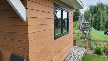planeo Fassado - bardage composite façade brun ambré