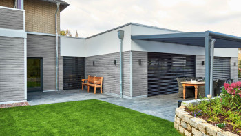 planeo Fassado - bardage composite façade gris graphite