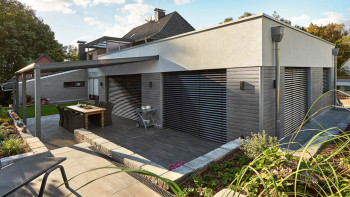 planeo Fassado - bardage composite façade gris graphite