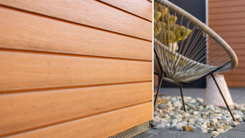 planeo Fassado - bardage composite façade brun ambré prime