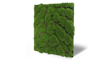 planeo Panneau acoustique - MixWall Moss Mood Forest Green Big Bulk 52 x 52 cm | Mousse artificielle (PLMW-00211C)