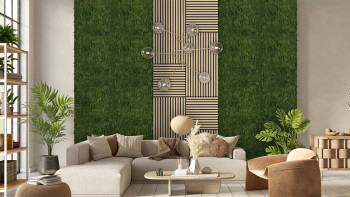 planeo Panneau acoustique - MixWall Timber Touch Flare Oak 52 x 104 cm | Placage bois véritable (PLMW-00011B)