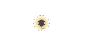 éclairage de jardin planeo 12V - appliques LED appliques Polaris Alu - 6W 495Lumière