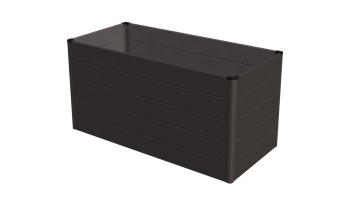 planeo Parterre surélevé rectangulaire en aluminium - Anthracite | DB703 150 x 70 x 75 cm