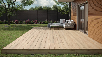 planeo TitanBoard HPL - lame de terrasse chêne clair