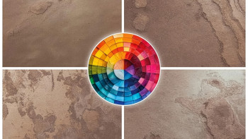 planeo EVOLITH Slate&Stone - revêtement mural en pierre naturelle Ross Clay 1220 x 610 mm