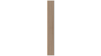 Skaben Panneaux acoustiques SilentWall Comfort - Chêne brun clair - 250 x 30 cm
