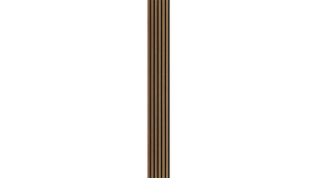 Panneaux acoustiques Skaben SilentWall Comfort - Chêne rustique - 250 x 30 cm