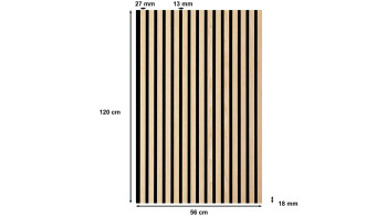 Panneaux acoustiques Skaben SilentWall - Chêne Naturel Clair