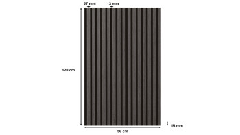 Skaben Panneaux acoustiques SilentWall - Chêne Naturel Noir