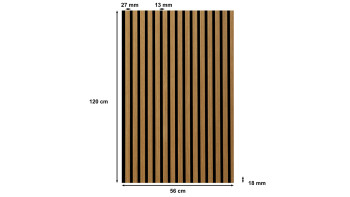 Panneaux acoustiques Skaben SilentWall - Chêne Naturel Huilé