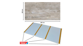 Skaben DesignWall Aqua Revêtement mural plastique - Pin italien 60 x 30 cm