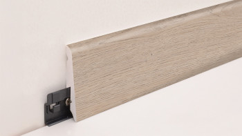 planeo Plinthe SolutionX 2en1 - 2400 x 14 x 58 mm Chêne Crème (SL0097)