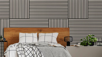 planeo Panneau acoustique - MixWall Timber Touch Velen Oak 52 x 104 cm | Placage en bois véritable (PLMW-20011B)