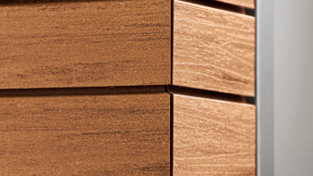 planeo Fassado - bardage composite façade brun ambré