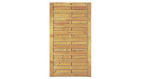 planeo TerraWood - PRIME MAX Portail de clôture à lamelles en pin massif Set 100 x 180 cm