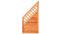 planeo TerraWood - PRIME Clôture à lamelles pin Treillis incliné 90 x 180/90 cm